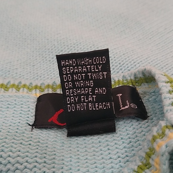 Vintage Y2K Argyle Sweater Tank Top - Picture 6 of 8